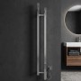 Полотенцесушитель электрический Devit Stretto DST117014000S 1170х140мм, материал: нержавеющая сталь, к/т скрытого подключения, цвет: сатиновая сталь