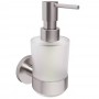 Дозатор для жидкого мыла с держателем Devit Flow DFL21010801BN, Brushed Nickel PVD