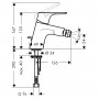 Смеситель для биде Hansgrohe Focus E2 31920000