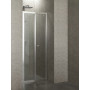 Двері EGER bifold 90*195, профіль хром, скло прозоре 5 мм