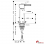 Змішувач для раковини Hansgrohe Talis Classic 14127000