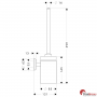 Щітка для унітазу Hansgrohe Logis Classic 41632000