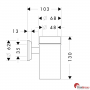 Склянка Hansgrohe Logis Classic 41618000