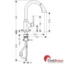 Змішувач для кухні Hansgrohe Talis Classic 14863000