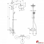Душова система Hansgrohe Croma 27185000
