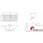 Акрилова ванна Villeroy&Boch O. Novo BA180CAS2V-01