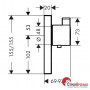 Наружная часть Hansgrohe Shower Select Highflow 15761000