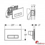 Кнопка для змиву Geberit Sigma 115.600.SI.1 40 DuoFresh