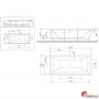 Акриловая ванна AM.PM Admire W1AA-190-090W-A