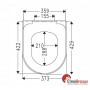 Унитаз Villeroy&Boch Architectura 5684HR01 подв.DirectFlush + 98M9C101 Крышка