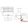 Кварилова ванна Villeroy&Boch Squaro uBQ170SQE2DV-01 170х75см