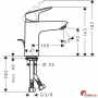 Смеситель для раковины Hansgrohe Logis 71100000
