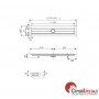 Канал Tece 600800 drainline 800 мм