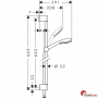 Душовий комплект Hansgrohe Crometta 26651400 Vario/Unica’Crom