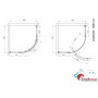 Душова кабіна Devit Comfort FEN1123 1/4 кола 90х90 см Душова кабіна Devit Comfort FEN1123 1/4 кола 90х90 см