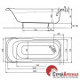 Акрилова ванна Kolo Sensa XWP356000N 160х70