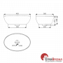 Раковина Devit Ovale 1513136 тонкостінна