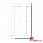 Пенал Kolo Twins 88460000 білий глянець