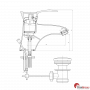 Смеситель для раковины FERRO Loretta BLA2
