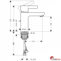 Смеситель для раковины Hansgrohe Metris S 31060000