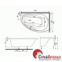 Акрилова ванна Kolo Promise XWA3050 150х100