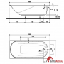 Акрилова ванна Kolo Spring XWA3061