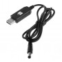 Кабель живлення USB - DC 5.5 x 2.1 мм c перетворювачем 5v - 12v для wi-fi роутерів