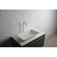 Раковина накладна кам'яна VOLLE Solid surface 59*34 см