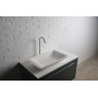 Раковина накладна кам'яна VOLLE Solid surface 59*34 см
