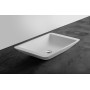 Раковина накладна кам'яна VOLLE Solid surface 59*34 см