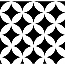 Плитка для підлоги Mayolica District CIRCLES BLACK