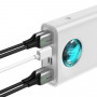 Павербанк Baseus Power Bank 30000mah 65W 6A акумулятор зовнішній з технологією QC3.0 PD3.0 + кабель Baseus Xiaobai series Type-C to Type-C 100W 20V White