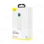 Павербанк Baseus Power Bank 30000mah 65W 6A акумулятор зовнішній з технологією QC3.0 PD3.0 + кабель Baseus Xiaobai series Type-C to Type-C 100W 20V White