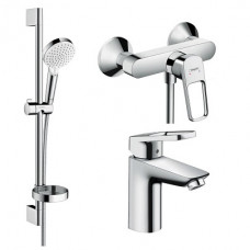 Набір змішувачів для душу, умивальник HANSGROHE Logis Loop 1072019