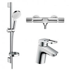 Душовий набір з термостатом HANSGROHE Logis Loop (71150000+15348000+26553400)