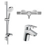 Душовий набір з термостатом HANSGROHE Logis Loop (71150000+15348000+26553400)