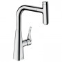 Смеситель для кухни с выдвижным изливом HANSGROHE Metris Select 14857000
