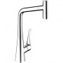Смеситель для кухни с выдвижным изливом HANSGROHE Metris Select 14884000