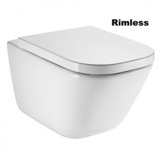 Підвісний унітаз з кришкою ROCA GAP Rimless