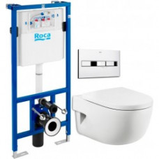 Комплект інсталяція Roca Pro з унітазом Roca Meridian A34H249000+890096001+89009000K