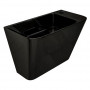 Умывальник подвесной VOLLE TEO black 50*28*35 см