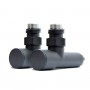 Кран угловой для полотенцесушителей Raftec 1/2"х1/2" удлиненный, чёрный, 2шт. Кран угловой для полотенцесушителей Raftec 1/2"х1/2" удлиненный, чёрный, 2шт.