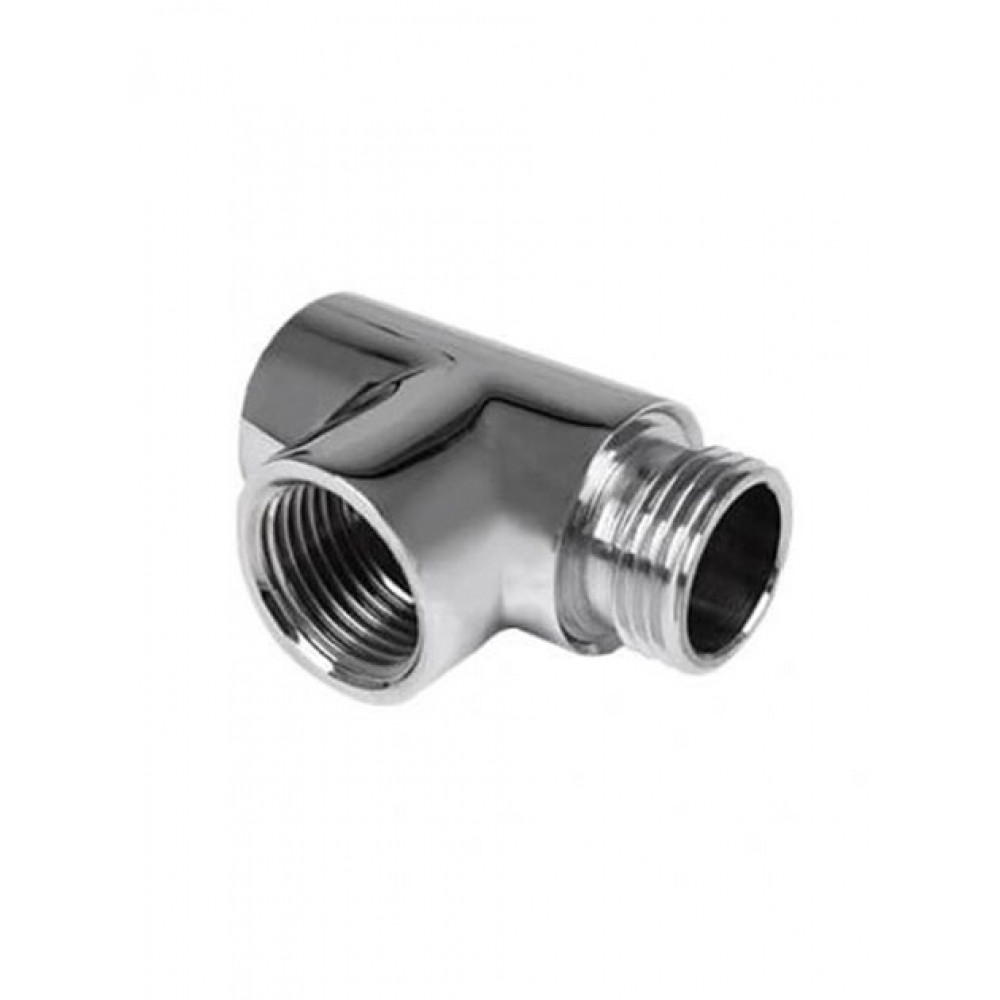 Тройник NAVIN для подключения ТЭНа, 1/2", хром