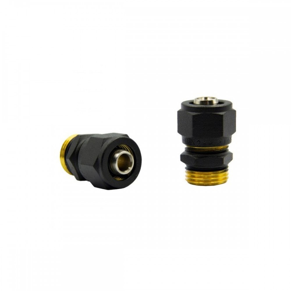 Комплект маскировочный Vario Term GZ1/2"хPEX 16х2, черный структурный