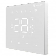 Терморегулятор для теплого пола WT410 W-16A с Wi-Fi, белый с внешним датчиком температуры