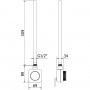 ТЭН для полотенцесушителя NAVIN Accorto 300W белый с WIFI