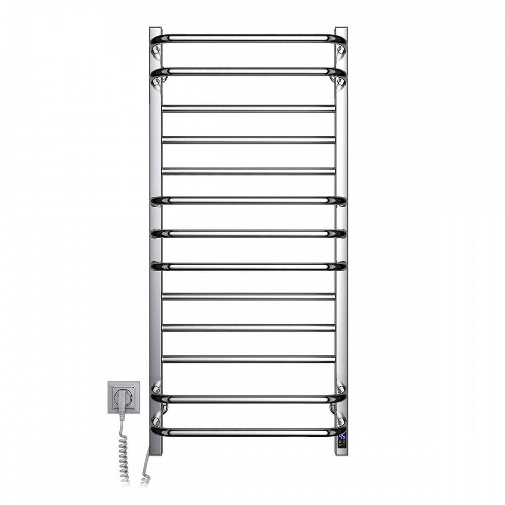 Рушникосушка  Грандіс 480х1000 Sensor лівобічна з таймером