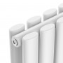 Вертикальный радиатор Ellipse Double 480х1800-8, anticor, белый Вертикальный радиатор Ellipse Double 480х1800-8, anticor, белый