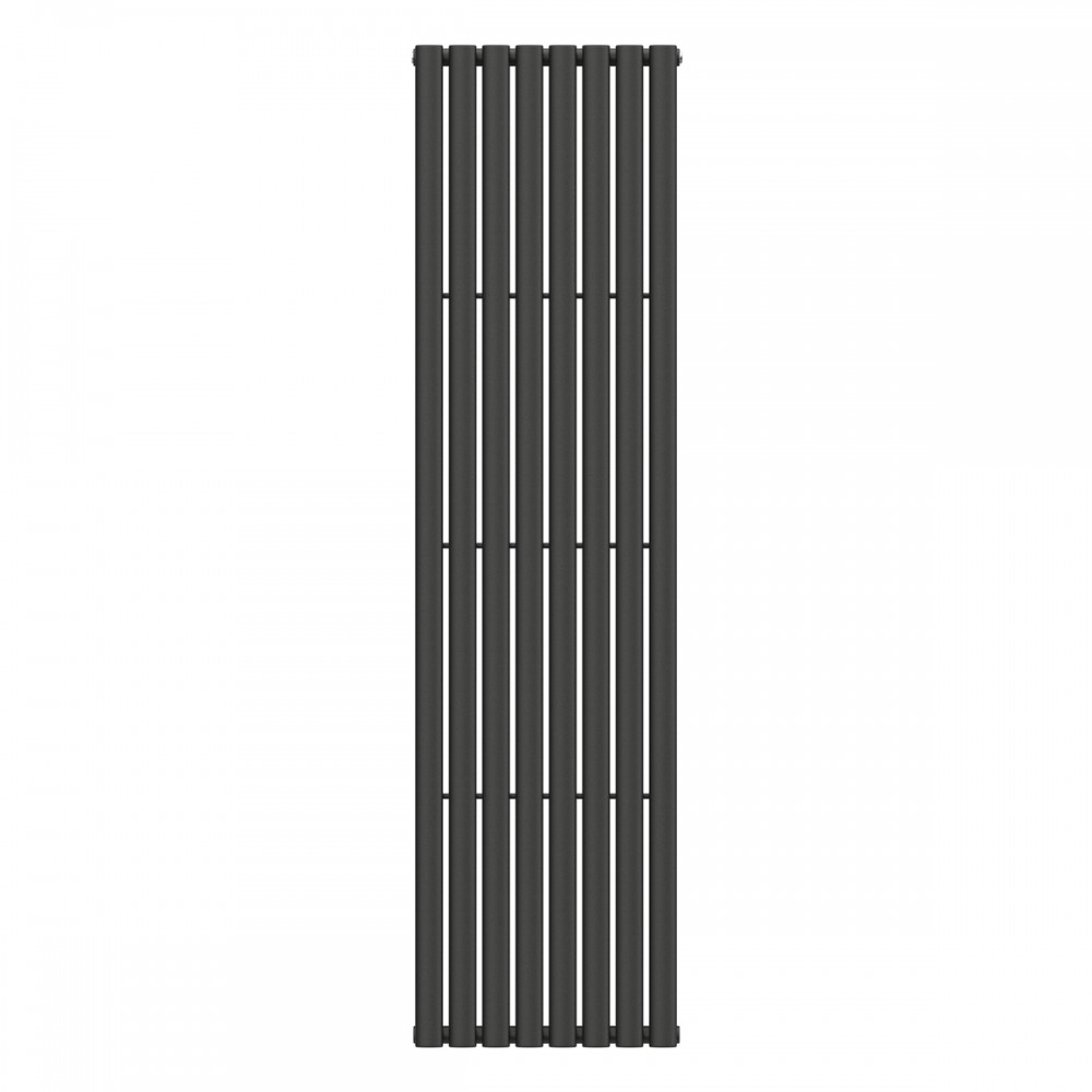 Вертикальный радиатор Ellipse 480х1800-8, anticor, черный муар