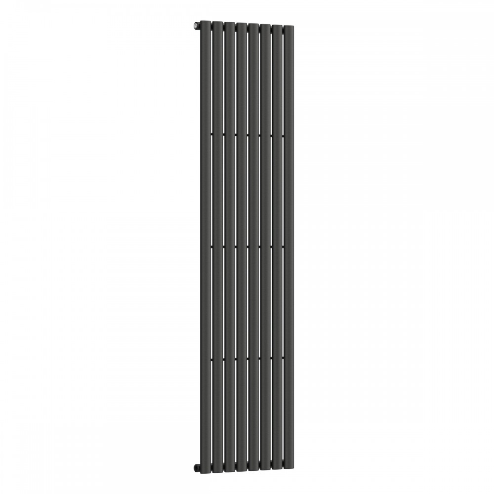 Вертикальный радиатор Ellipse 480х1800-8, anticor, черный муар